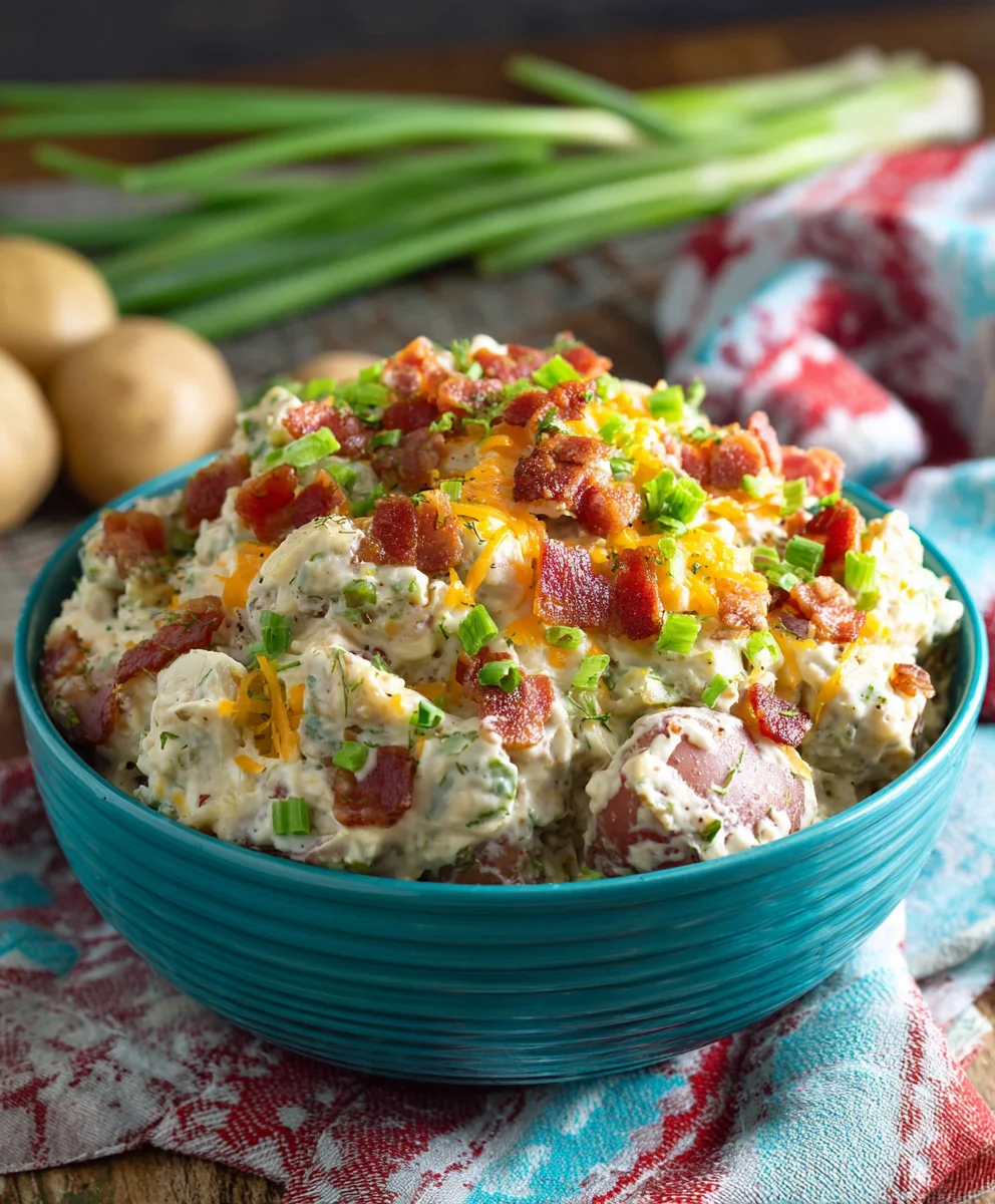 Loaded Beef Baked Potato Salad Canyon Cookout