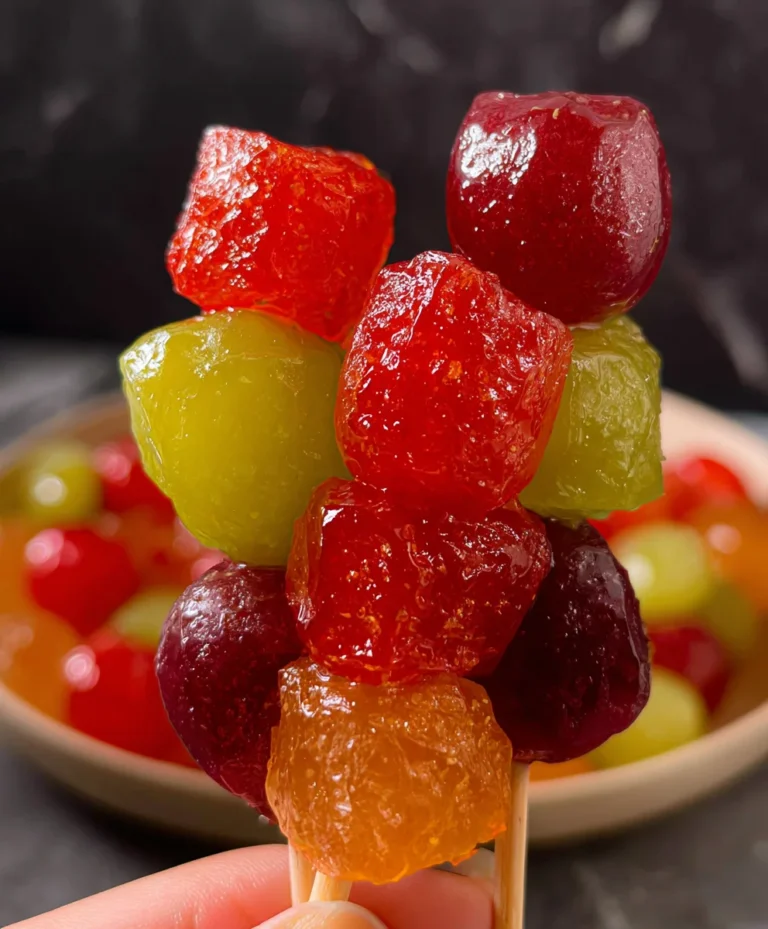 Easy Tanghulu Recipe-Chinese Candied Fruit Fun