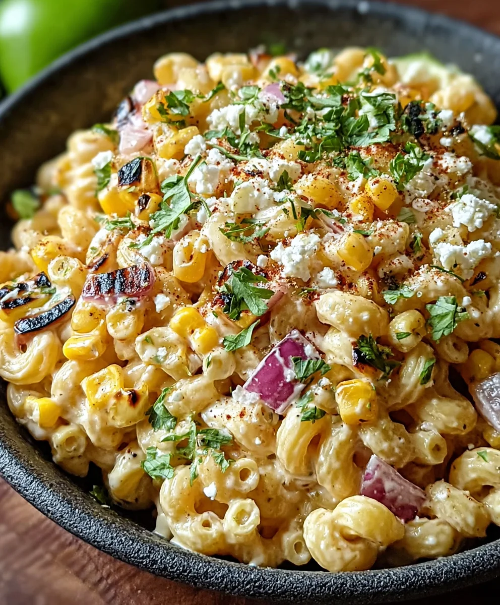 Mexican Street Corn Pasta Salad Recipe - Delicious & Easy