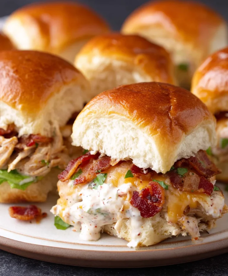 Beef Beef Bacon Ranch Chicken Sliders – Easy Recipe