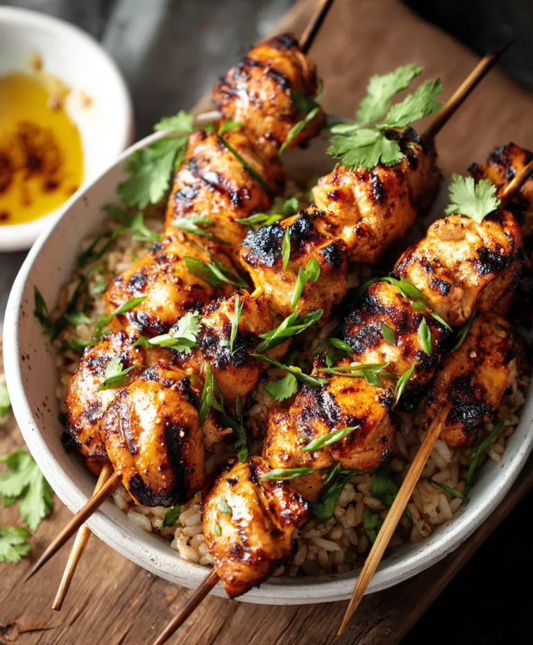 Easy Chicken Skewers for Delicious Dinners