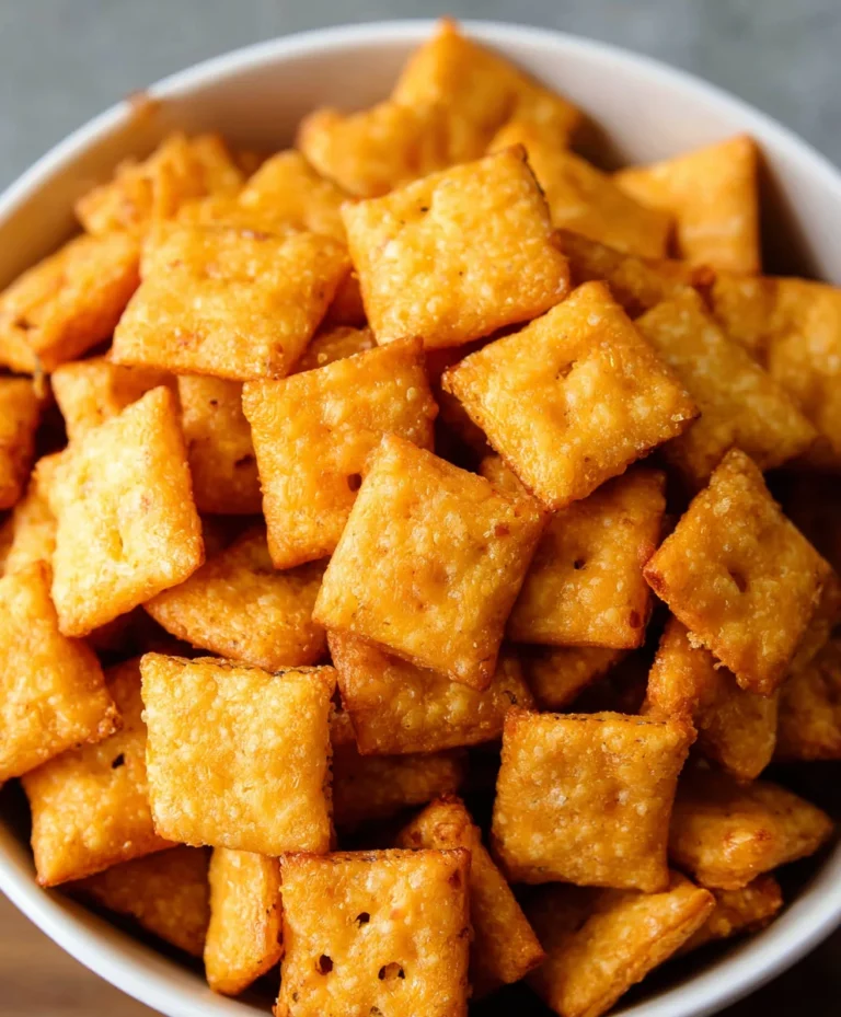 Easy Homemade Cheez Its Recipe-Crispy Cheesy Crackers