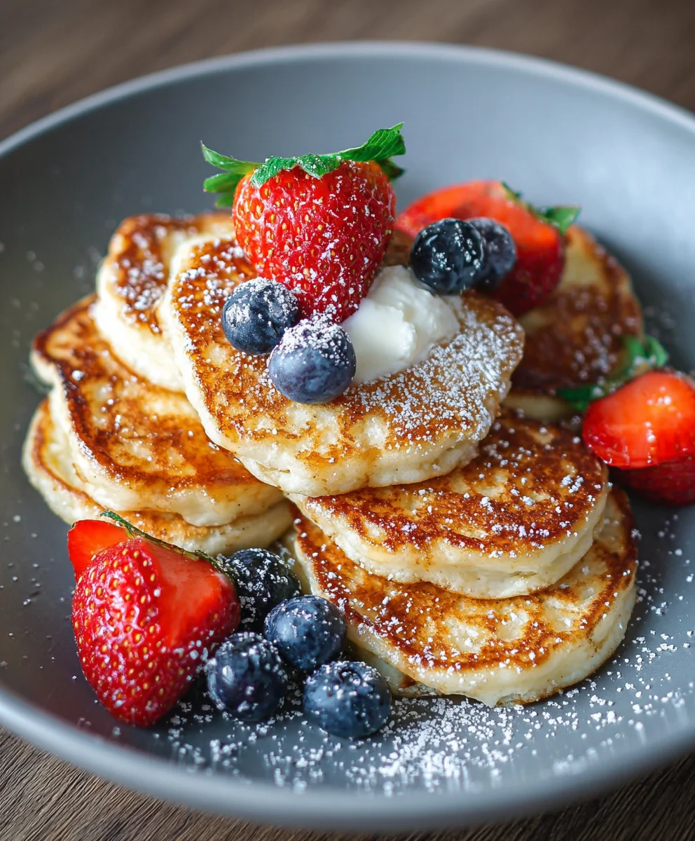 Easy Cottage Cheese Pancakes- Healthy Breakfast Treat