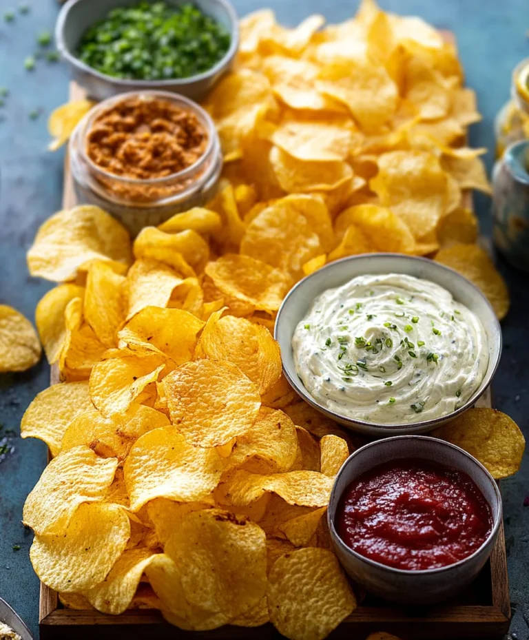 Easy Chips and Dip Platter- Crowd-Pleasing Appetizer