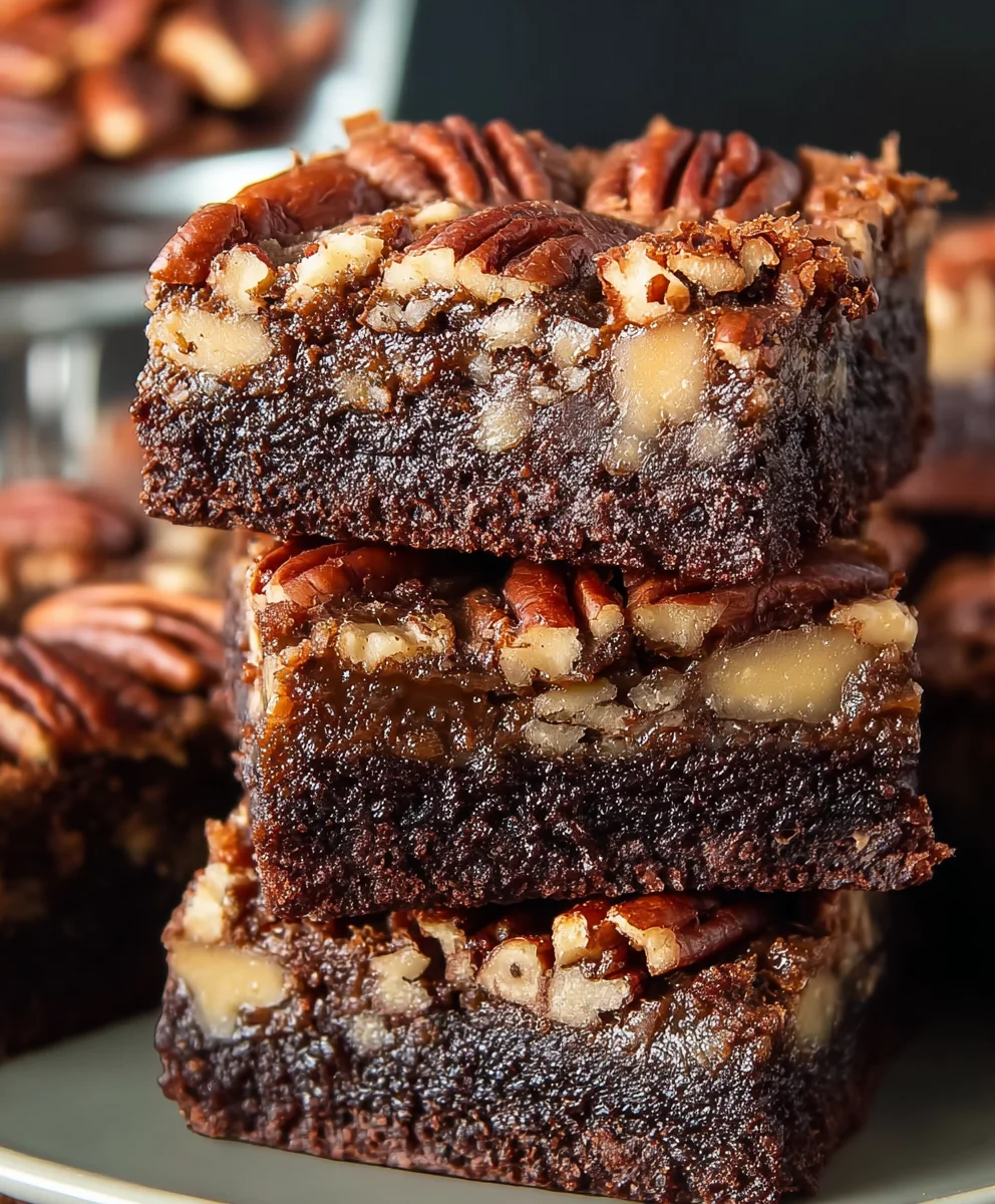 Pecan Pie Brownies-Decadent Dessert Bliss