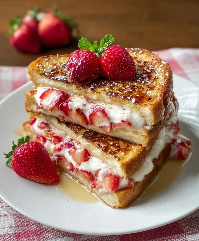 Strawberry Cheesecake French Toast
