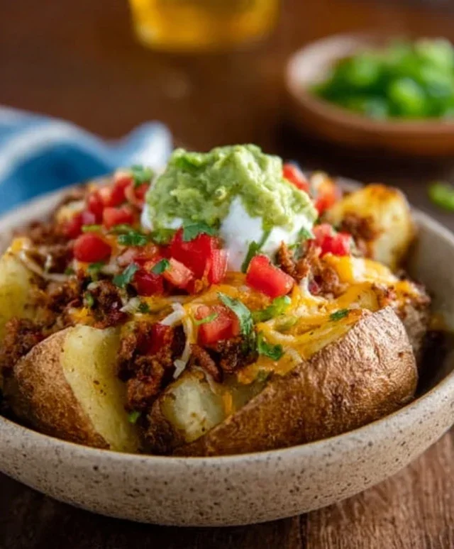 Loaded Potato Taco Bowl