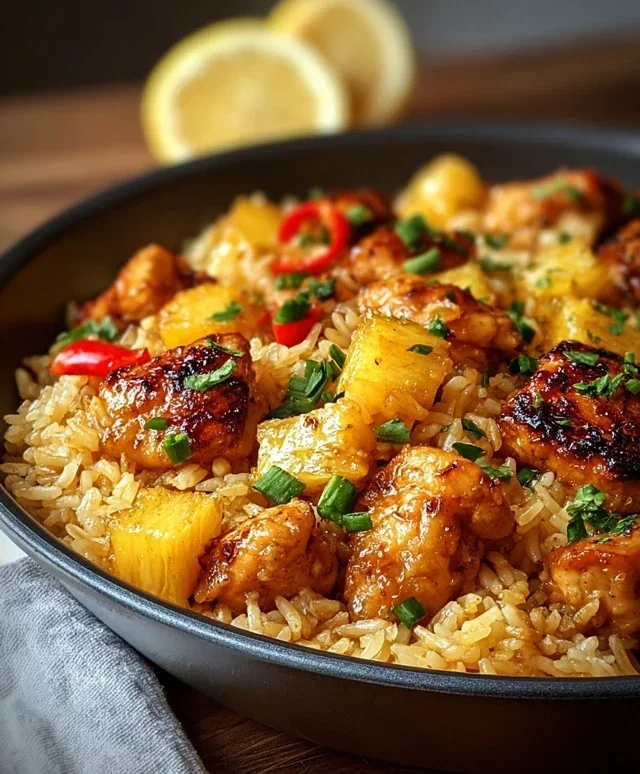 Pineapple Chicken and Rice
