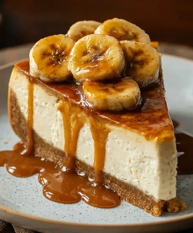 Bananas Foster Cheesecake