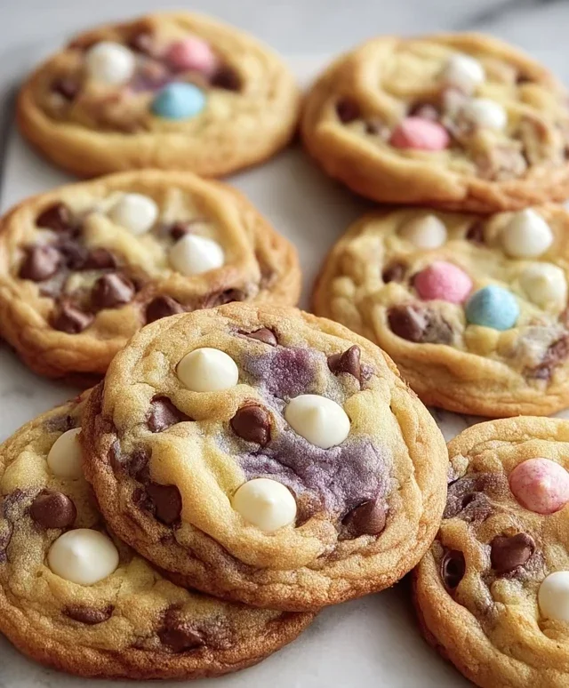 Easter Chocolate Chip Cookies