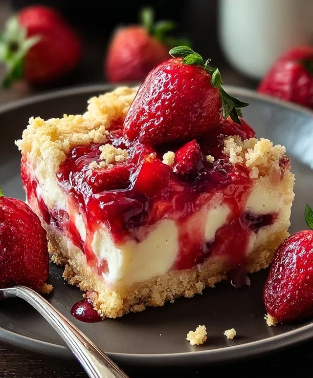 Strawberry Cheesecake Dump Cake