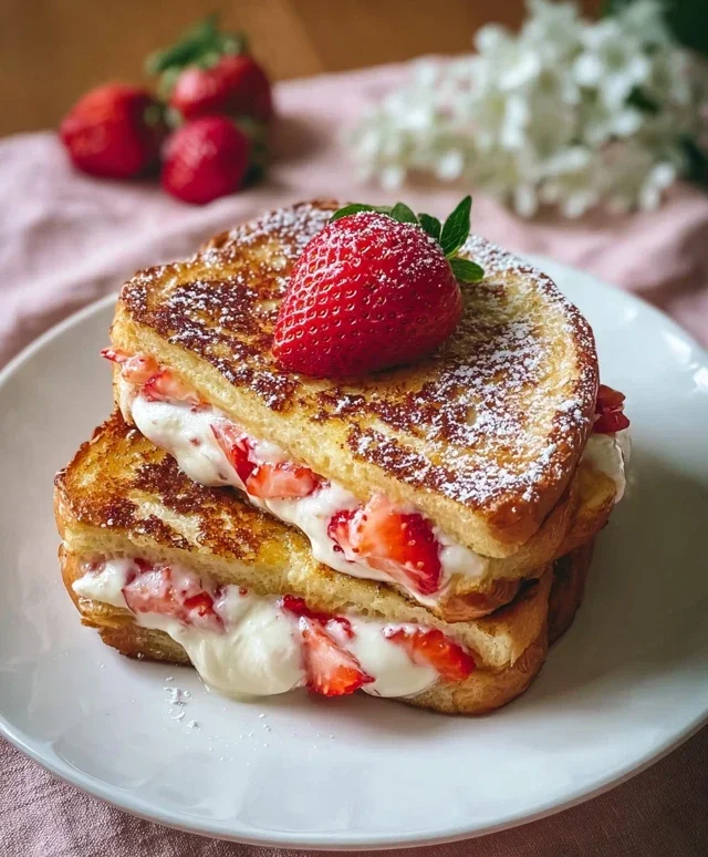 Strawberry Cheesecake French Toast