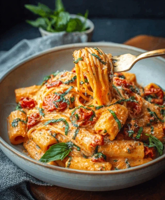 Creamy Tomato Garlic Pasta