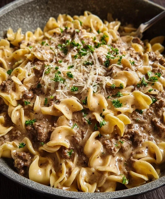 Ground Beef Stroganoff