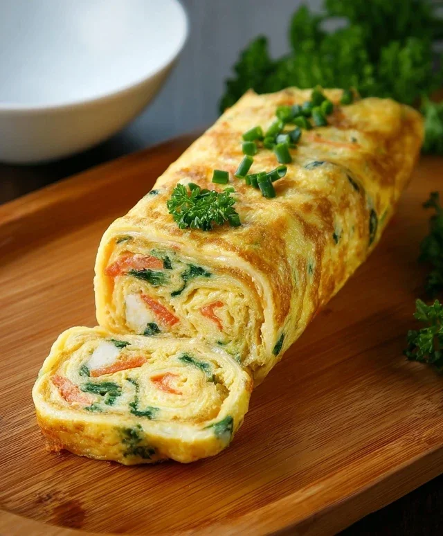 Gyeran Mari (Korean Rolled Omelette)
