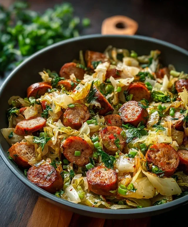 Easy Sausage and Cabbage Stir Fry