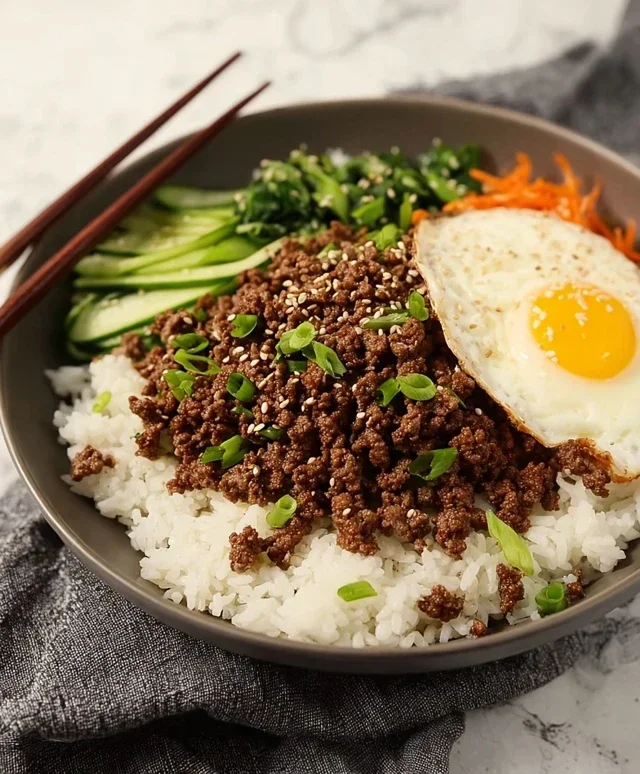 Korean Ground Beef Bowl (25-Minutes)