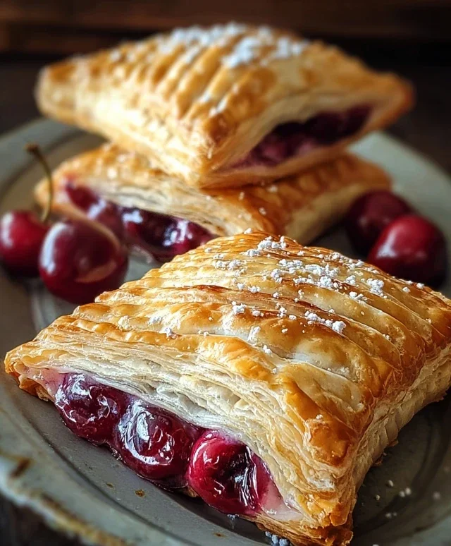 Easy Cherry Turnovers