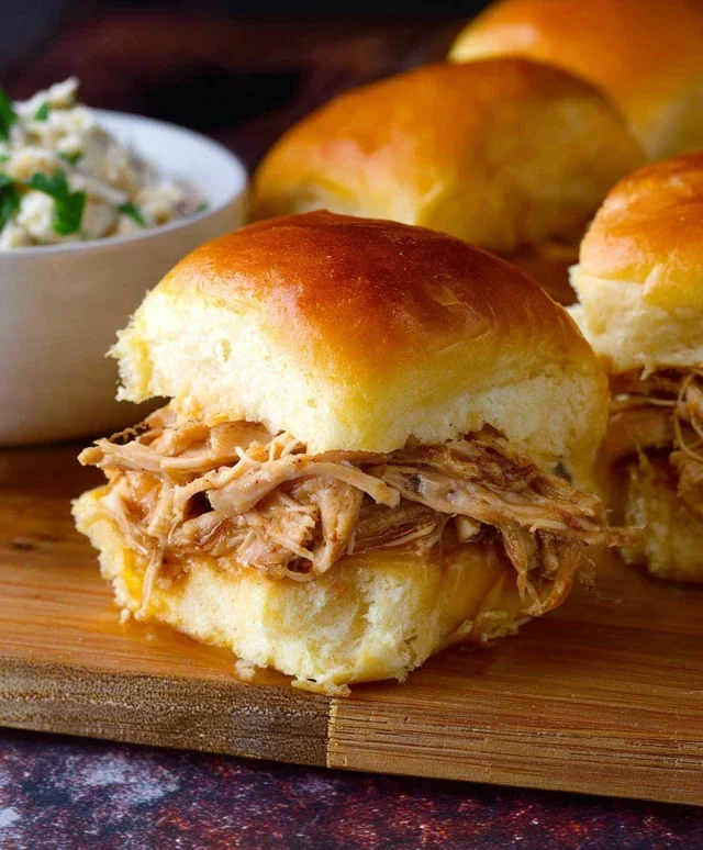 Crock Pot Mississippi Chicken Sliders