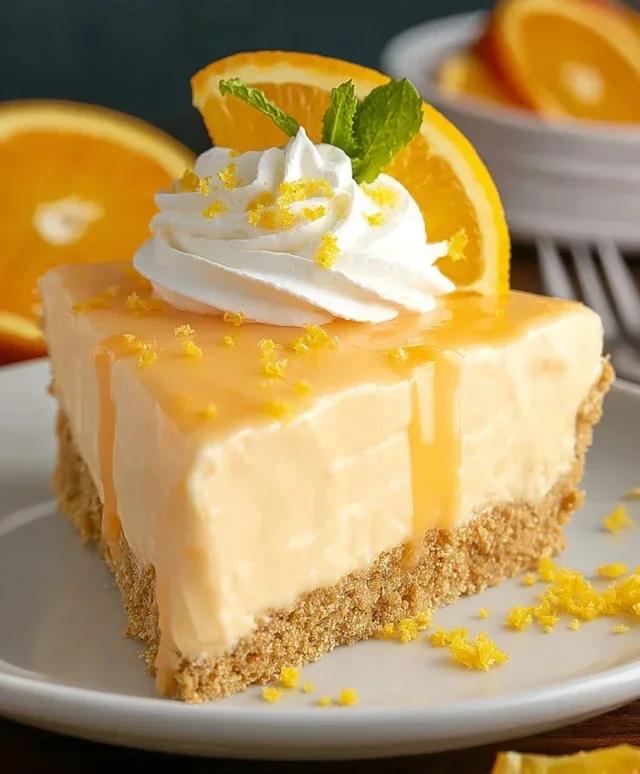 Orange Creamsicle Pie