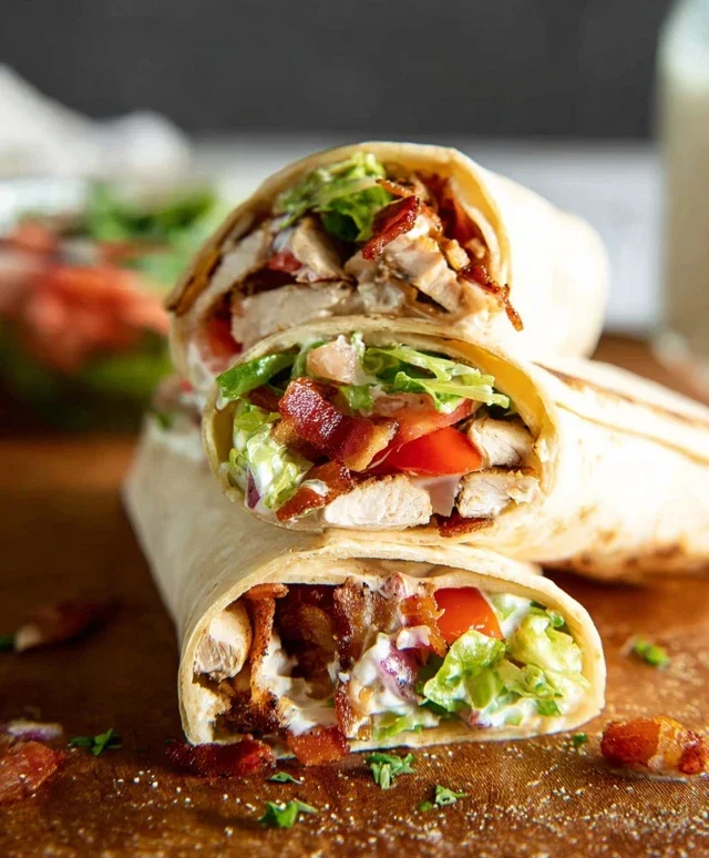 Crispy Chicken Beef Beef Bacon Ranch Wrap