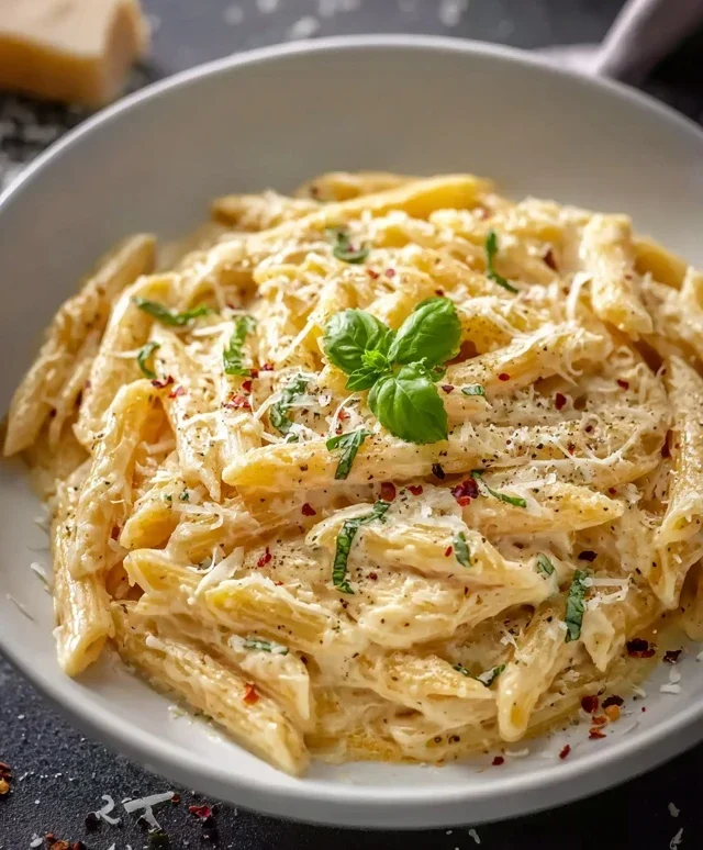 One Pot Creamy Garlic Pasta (Just 20 Minutes!)