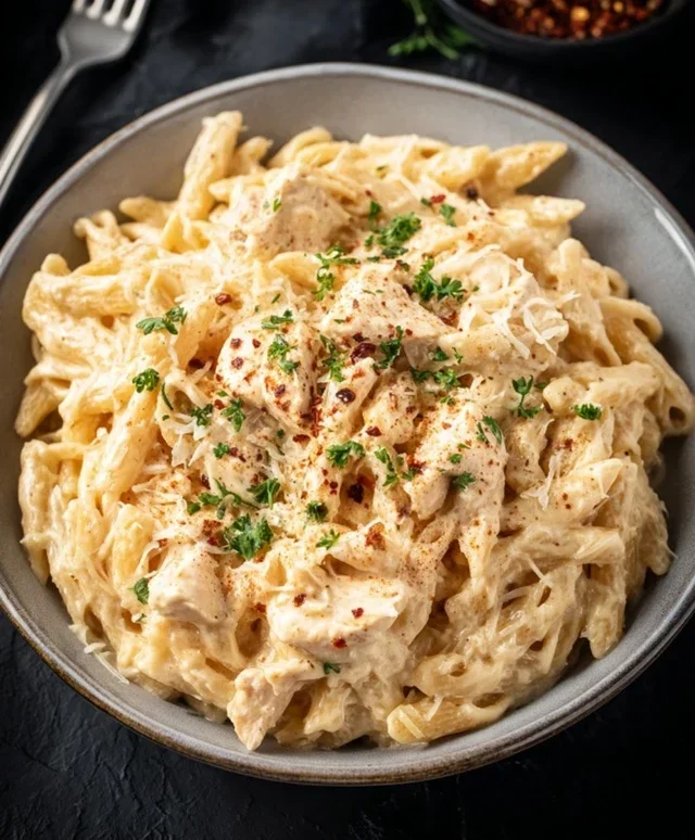 Crock Pot Creamy Cajun Chicken Pasta
