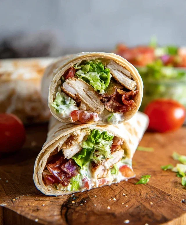 Crispy Chicken Beef Beef Bacon Ranch Wrap