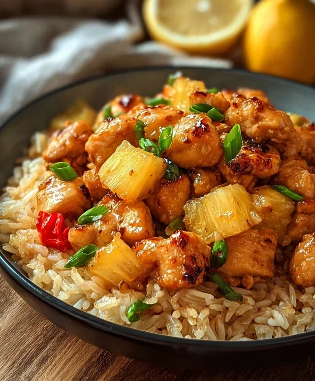 Pineapple Chicken and Rice