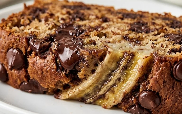 Easy Chocolate Chip Banana Bread