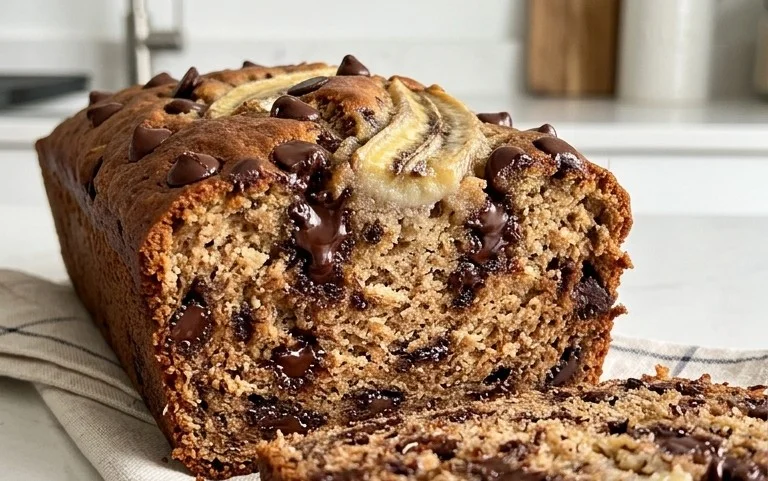 Easy Chocolate Chip Banana Bread