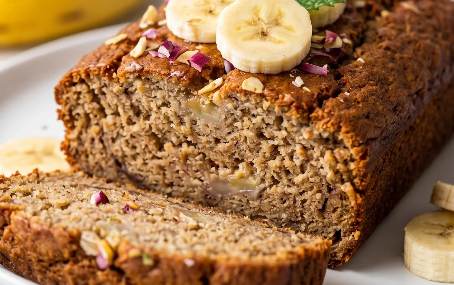 Healthy 5-Ingredient Flourless Banana Bread