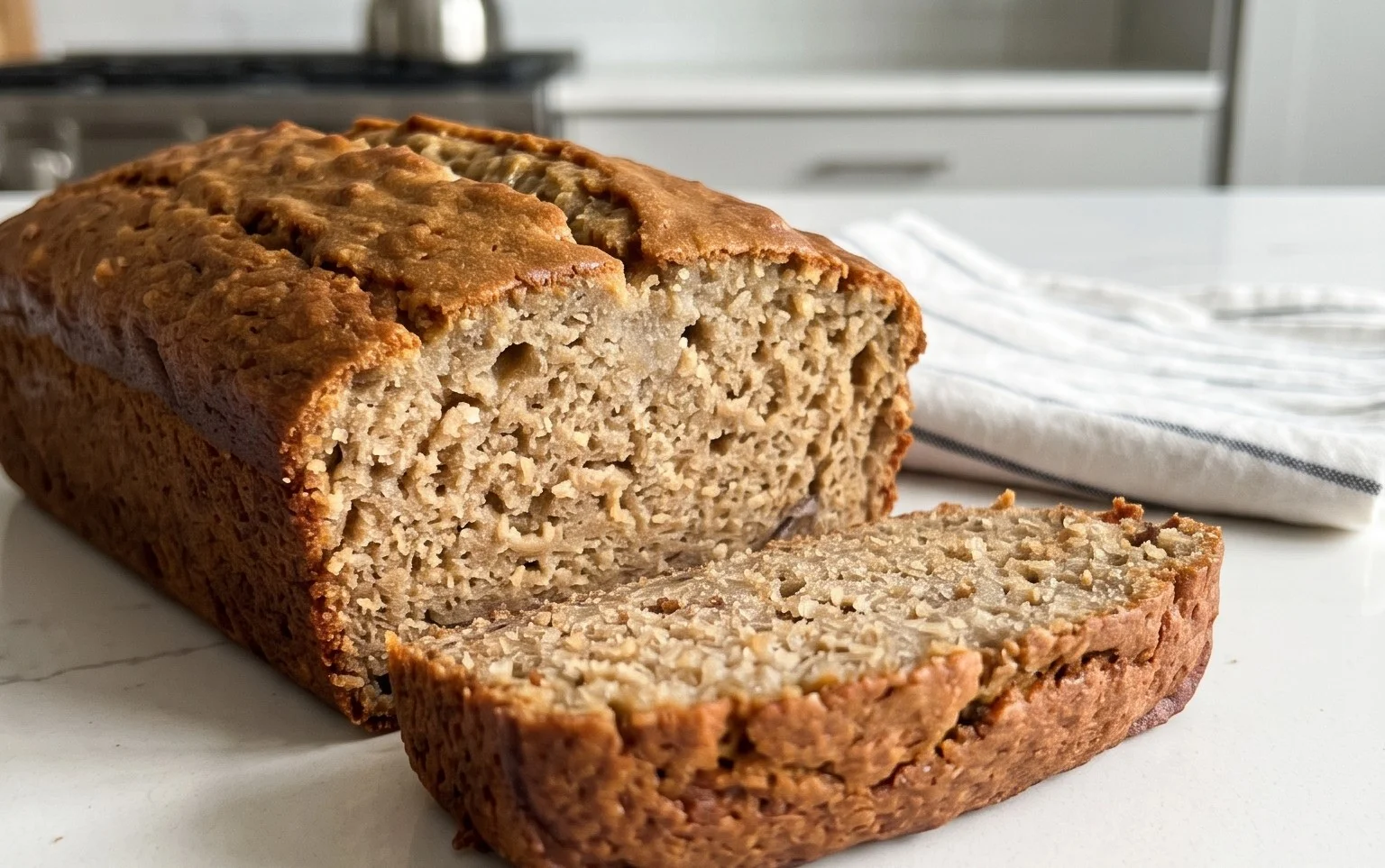 Healthy 5-Ingredient Flourless Banana Bread