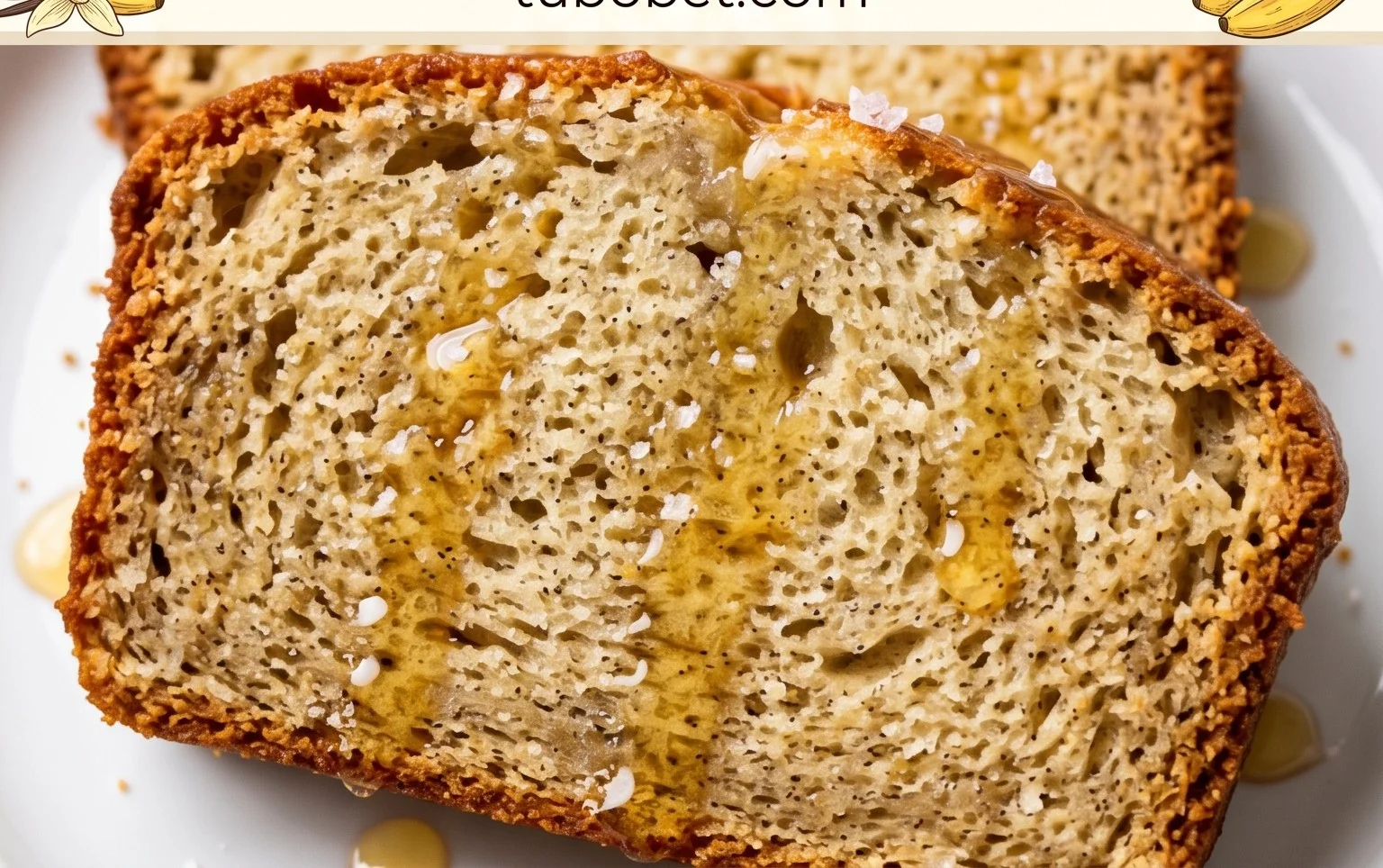 The BEST Honey Vanilla Banana Bread ~ Soft & Fluffy, Easy Recipe