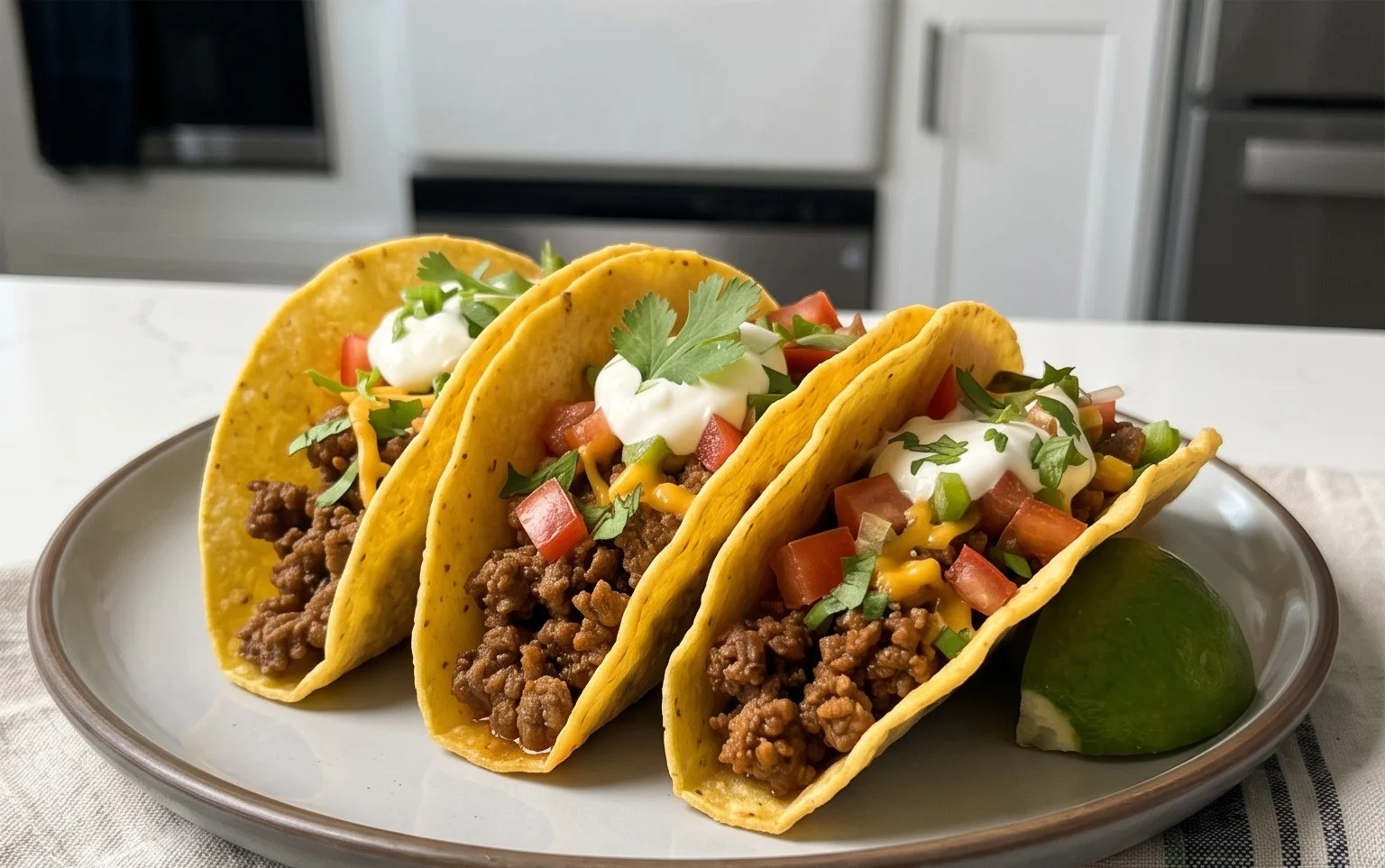 Crispy Ground Beef Tacos