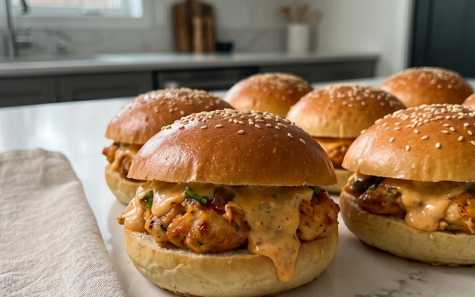 Cheesy Dynamite Chicken Buns