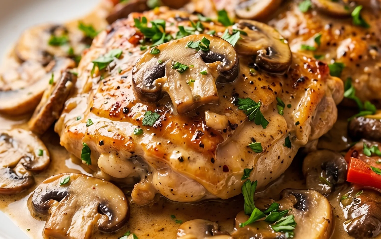 Creamy Mushroom Chicken Recipe
