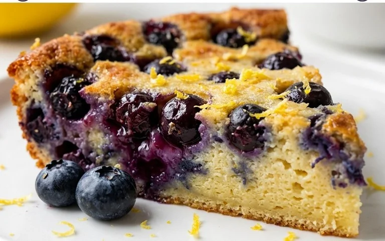 Lemon Blueberry Clafoutis
