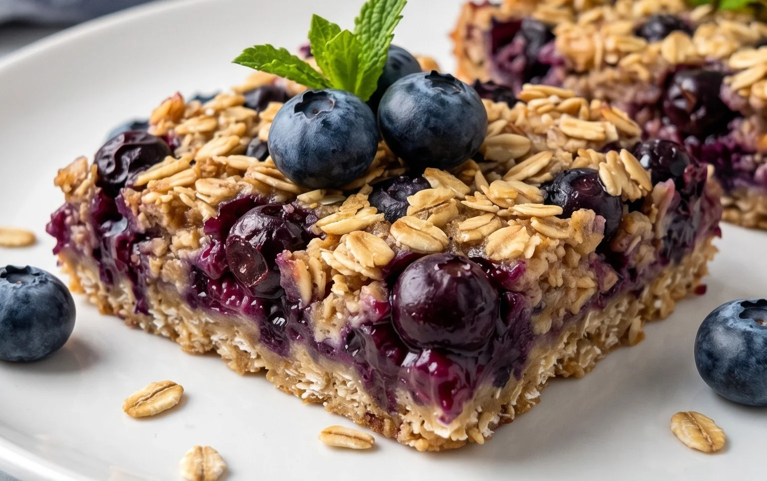 Blueberry Oatmeal Bars