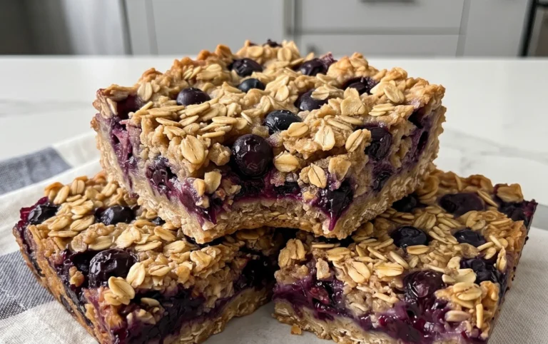 Blueberry Oatmeal Bars