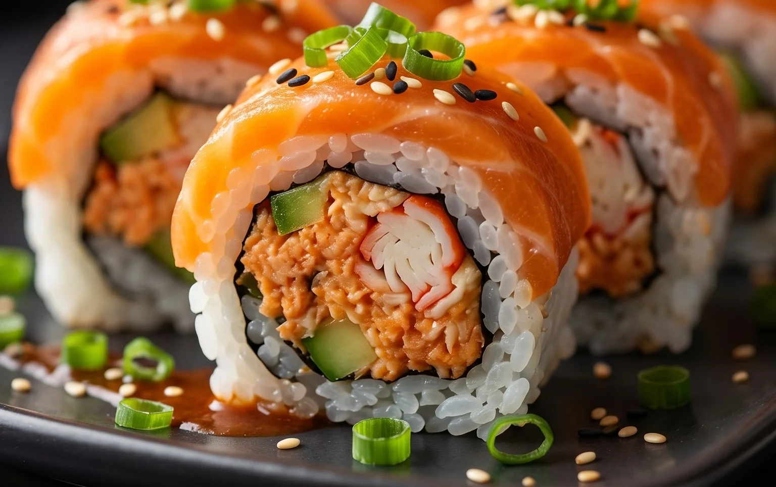 Kani Sushi (Spicy Crab Roll)