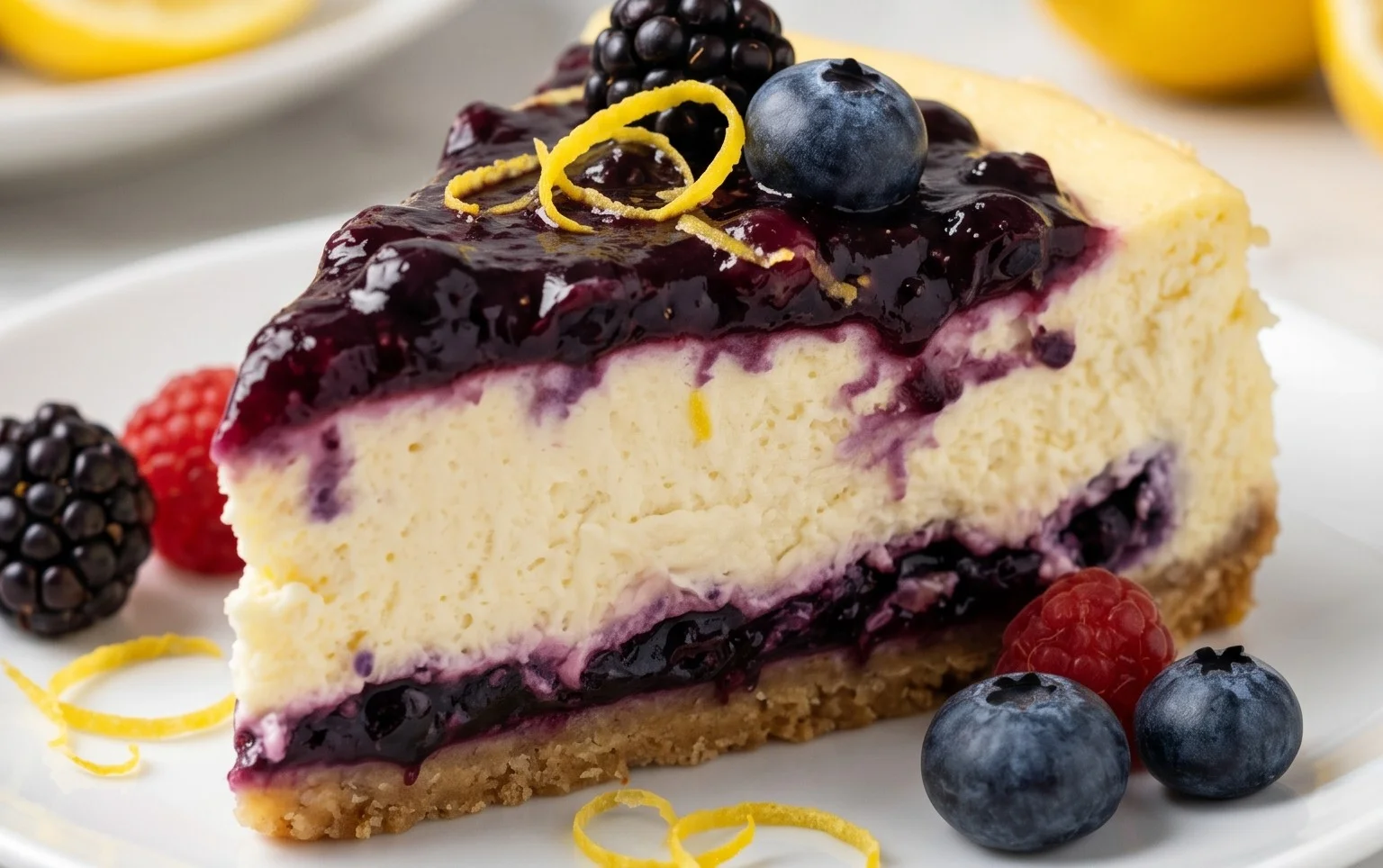 Lemon Blueberry Cheesecake
