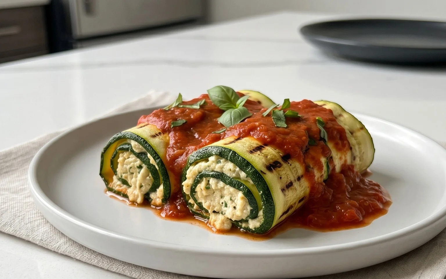 Vegan Zucchini Rollatini