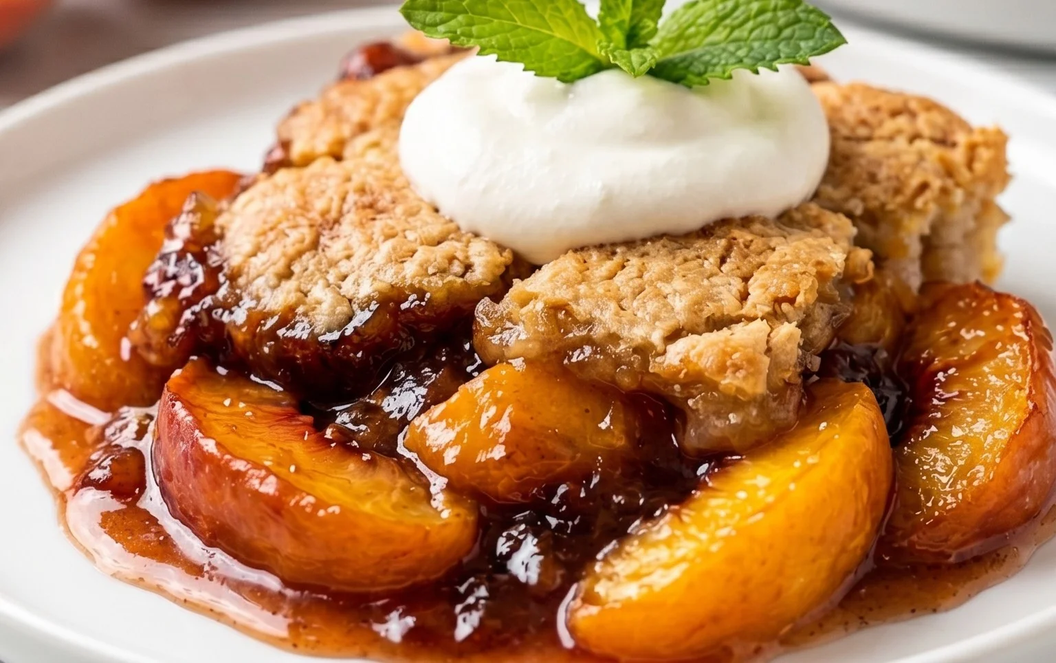Fresh Peach Cobbler