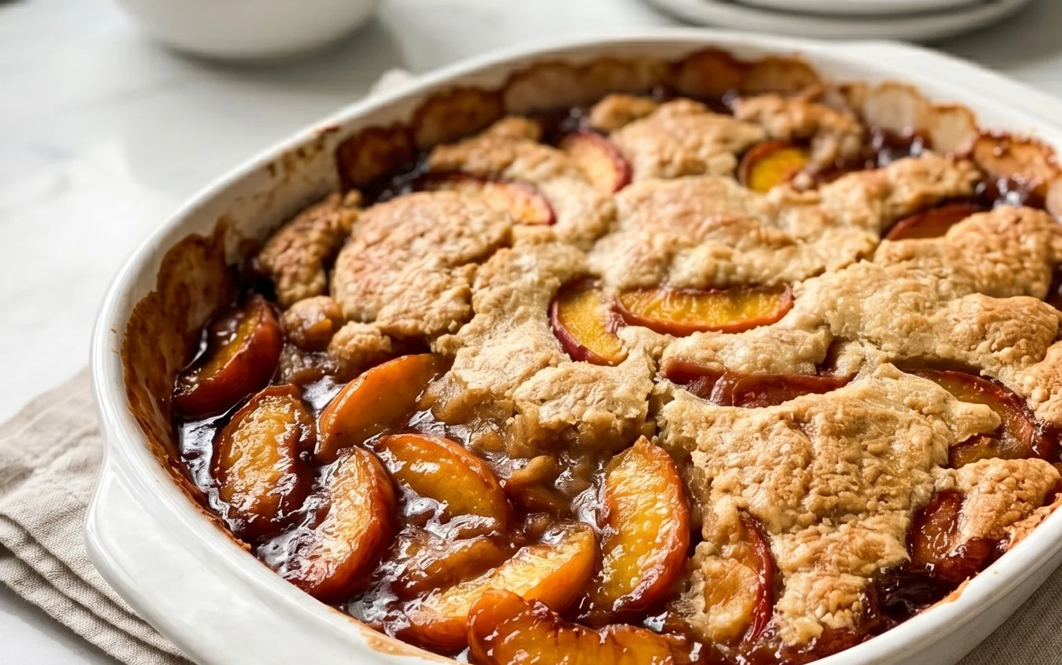 Fresh Peach Cobbler
