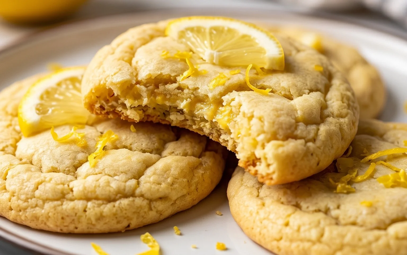 Soft & Chewy Lemon Cookies