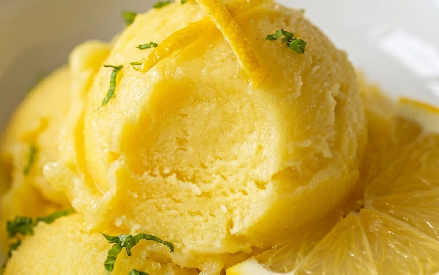 Lemon Sorbet