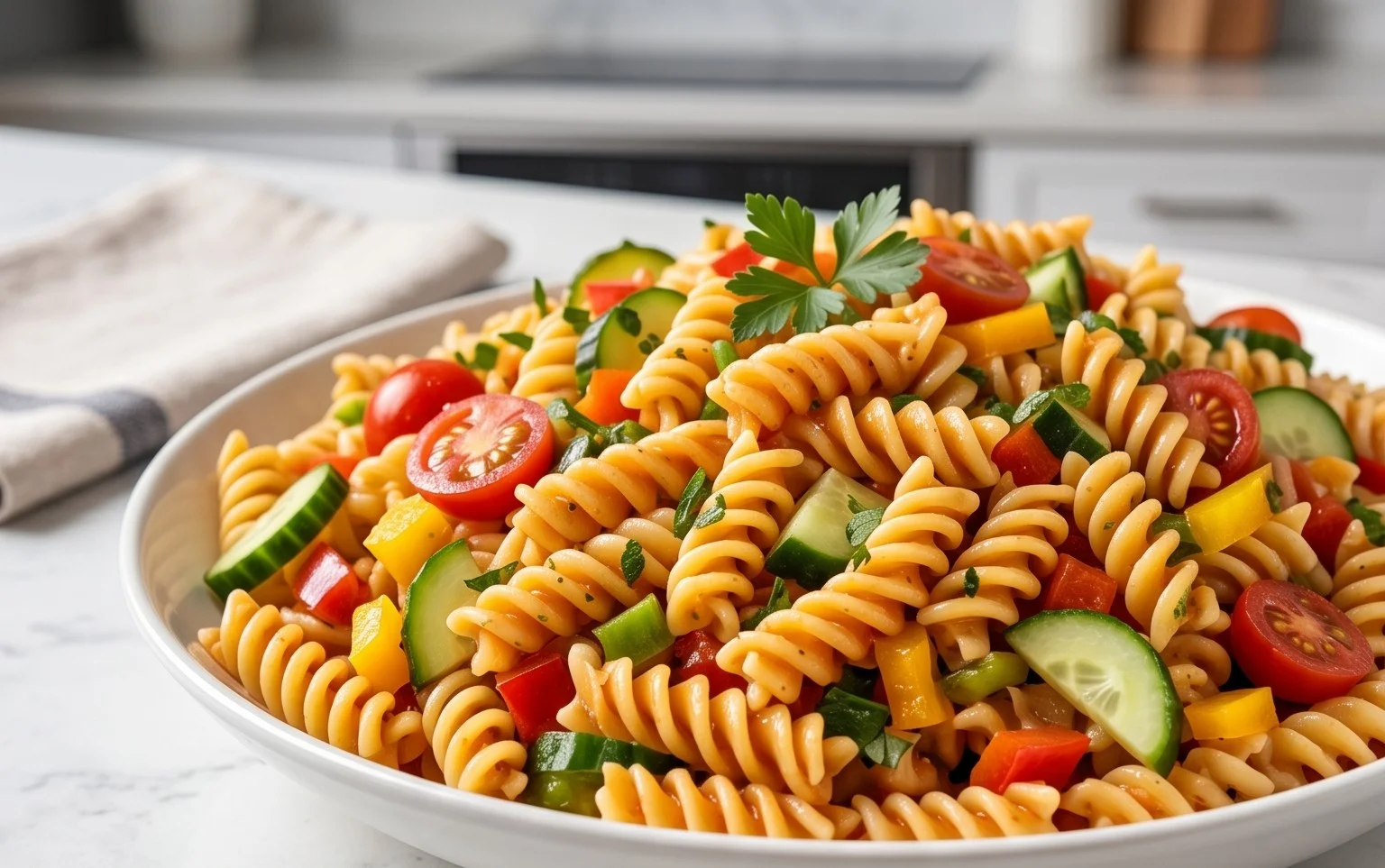 French Dressing Pasta Salad