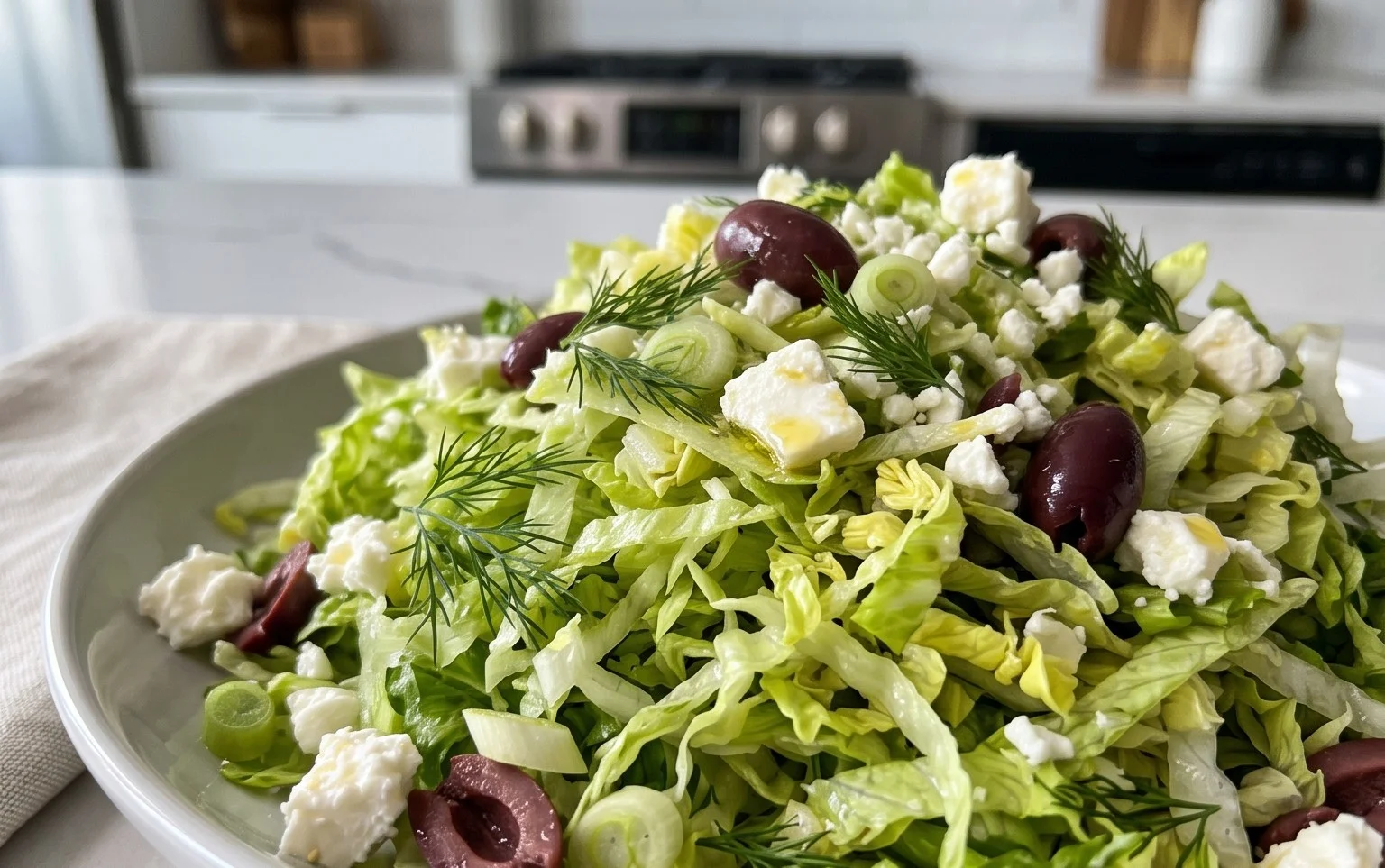 Maroulosalata (Greek Lettuce Salad)