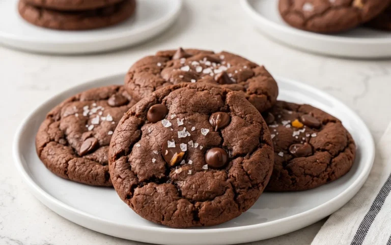 Salted Brownie Cookies